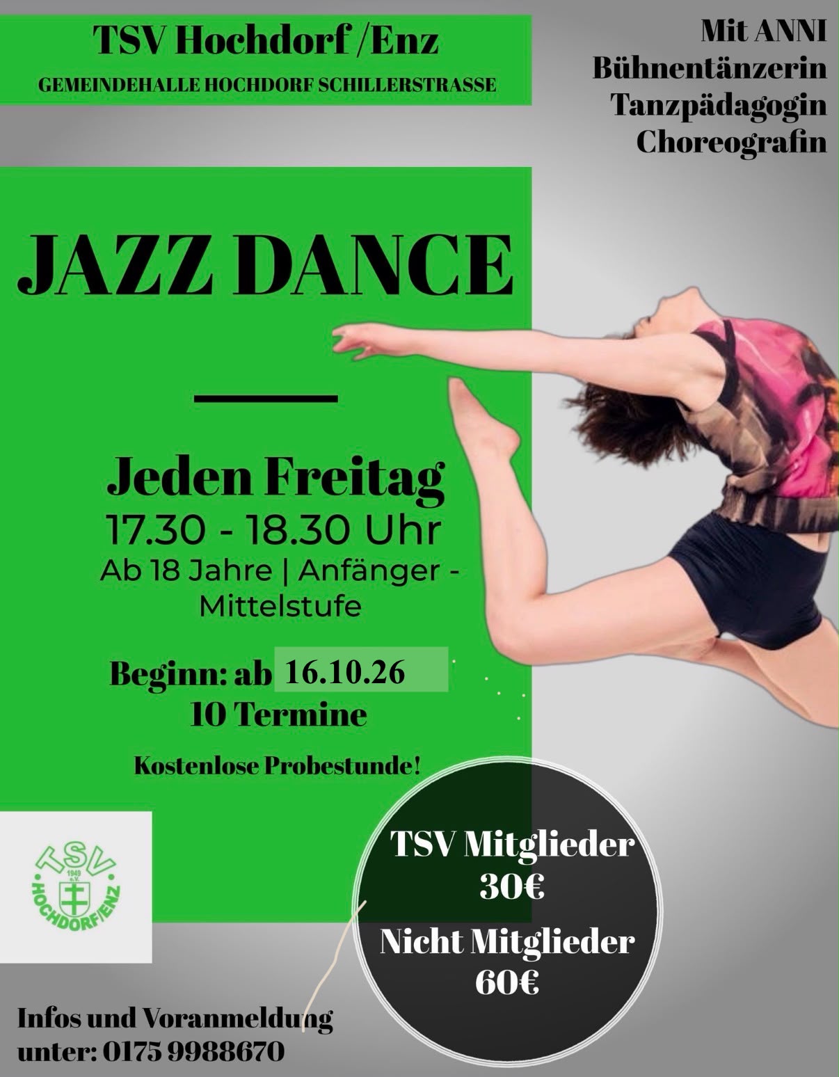 Jazzdance-Kurs